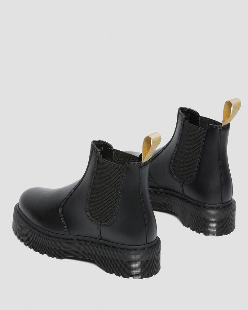 Dr Martens Vegan 2976 Felix Platform Enkellaars Heren Zwart | NL 346TCE